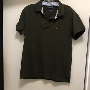 Tommy Hilfiger Green Polo Shirt Classic Style